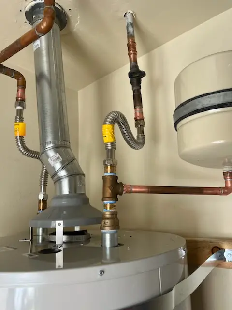Water heater installation and plumbing repair in Alden Bridge